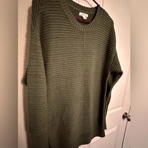 Ladies Nine West Pullover Sweater - Army Green - Size L